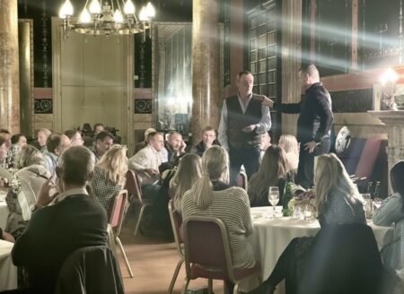 Corporate entertainment at a beautiful manor house | Psychic Medium Kristian von Sponneck