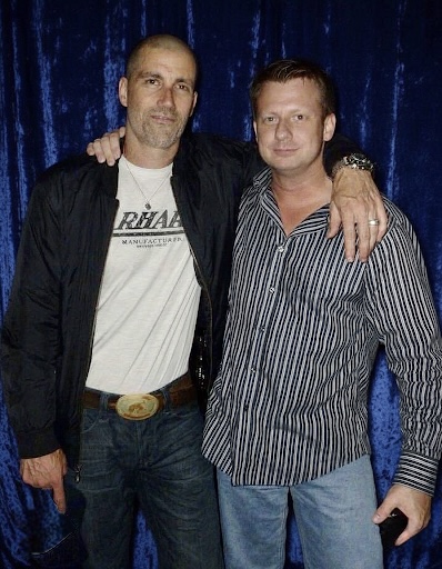 2011 with American actor Matthews Fox | Psychic Medium Kristian von Sponneck