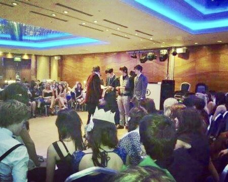 2009 with a university psychic show | Psychic Medium Kristian von Sponneck